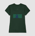 Camiseta Perspectiva de Areia Rebeca Duarte Verde