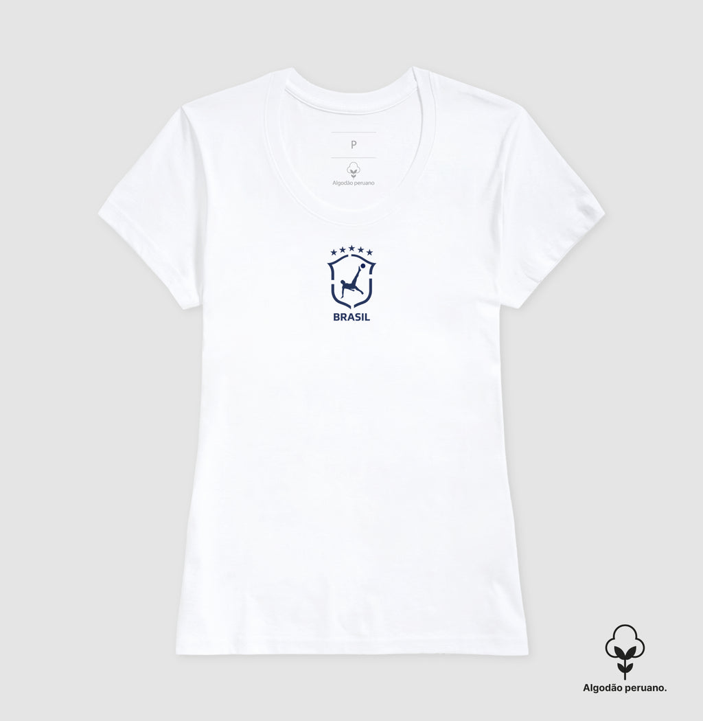 Camiseta Brasil Futevôlei II Algodão Peruano