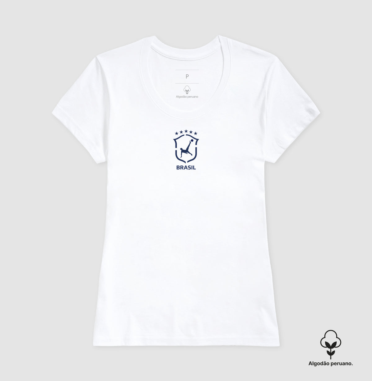Camiseta Brasil Futevôlei II Algodão Peruano