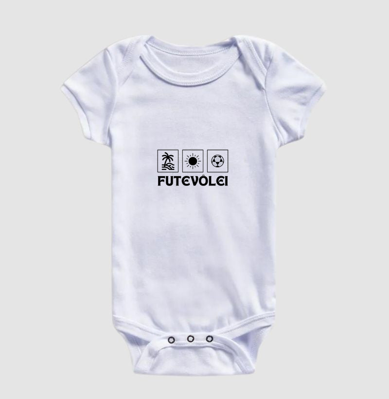 Body Infantil Verão em 3 Atos Futevôlei