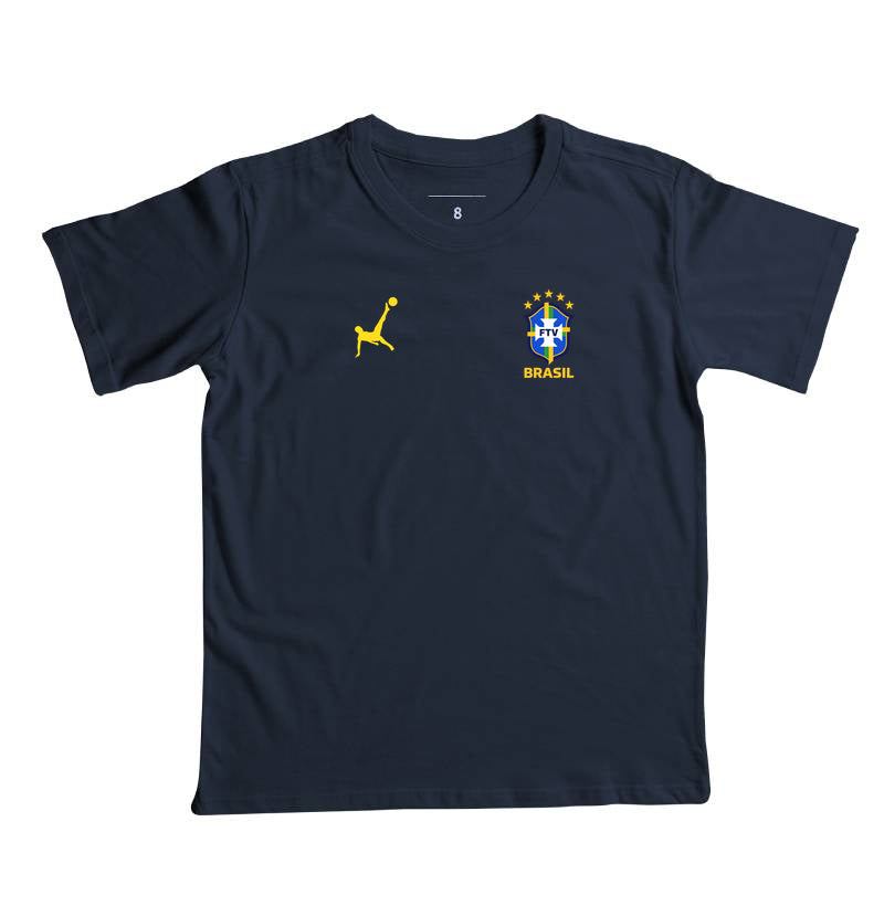 Camiseta Infantil Brasil Futevôlei