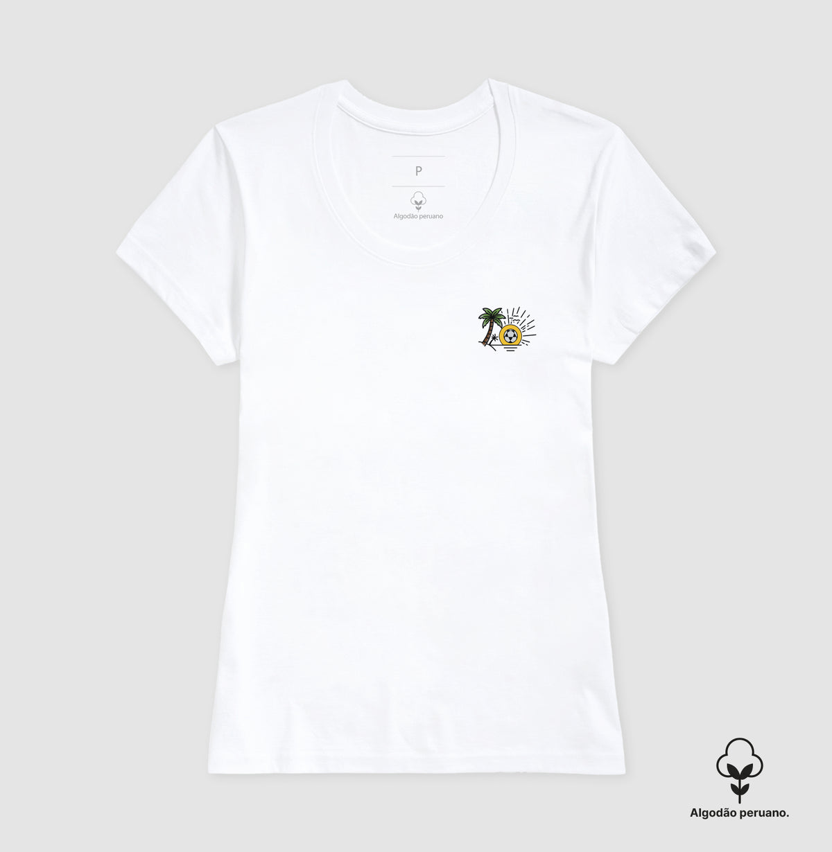 Camiseta Sol do Futevôlei Algodão Peruano