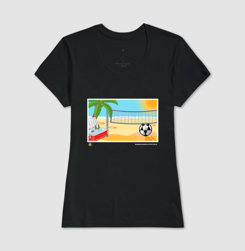 Camiseta Desenho de Futevôlei