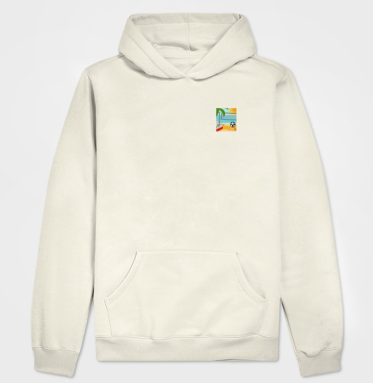 Hoodie Moletom Desenho de Futevôlei