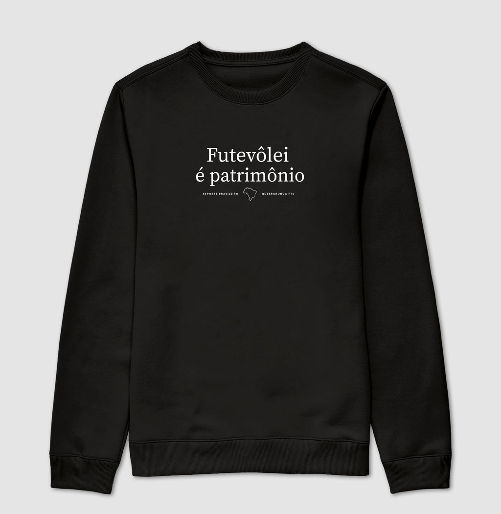 Suéter Moletom Patrimônio QuebraNunca