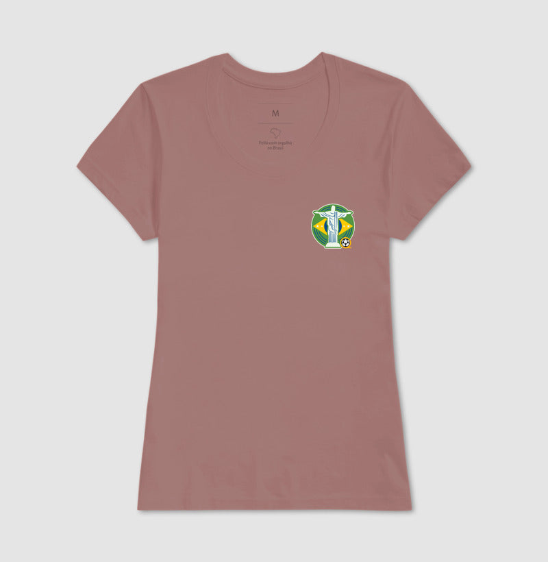 Camiseta Cristo Verde e Amarelo Futevôlei