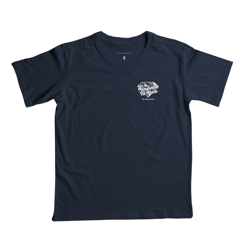 Camiseta Infantil Ninguém Tá Puro QuebraNunca