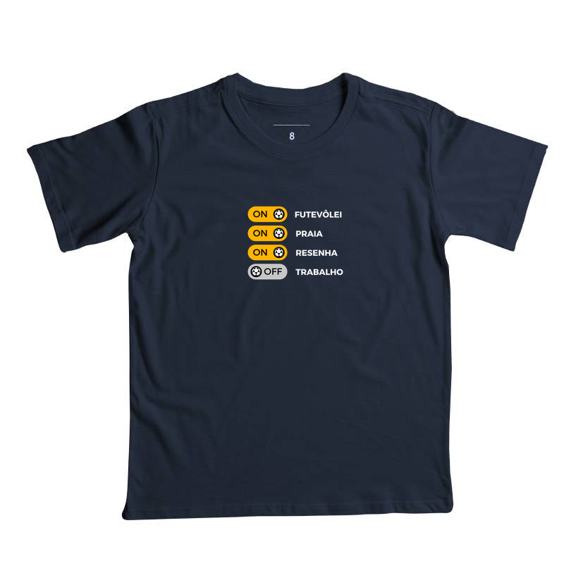 Camiseta Infantil Trabalho OFF Futevôlei