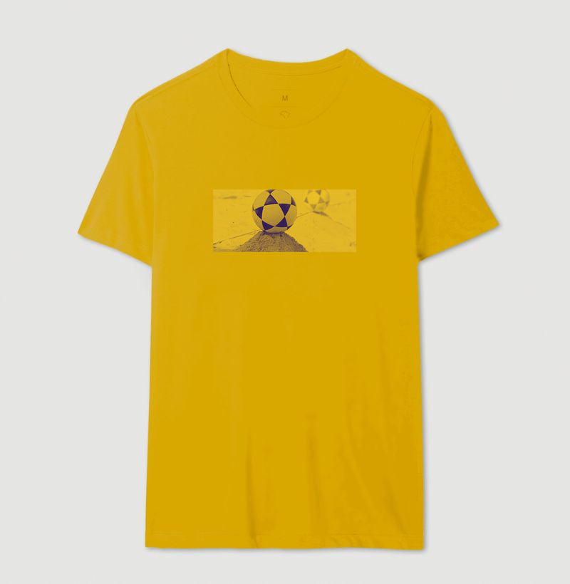 Camiseta Perspectiva de Areia – Rebeca Duarte Amarela