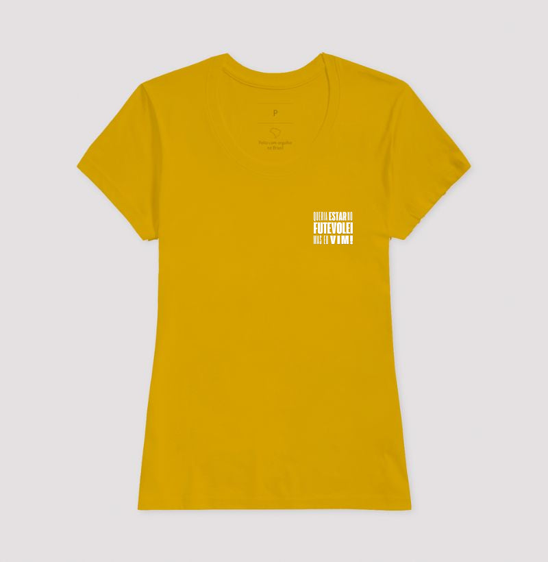 Camiseta Queria Estar no Futevôlei