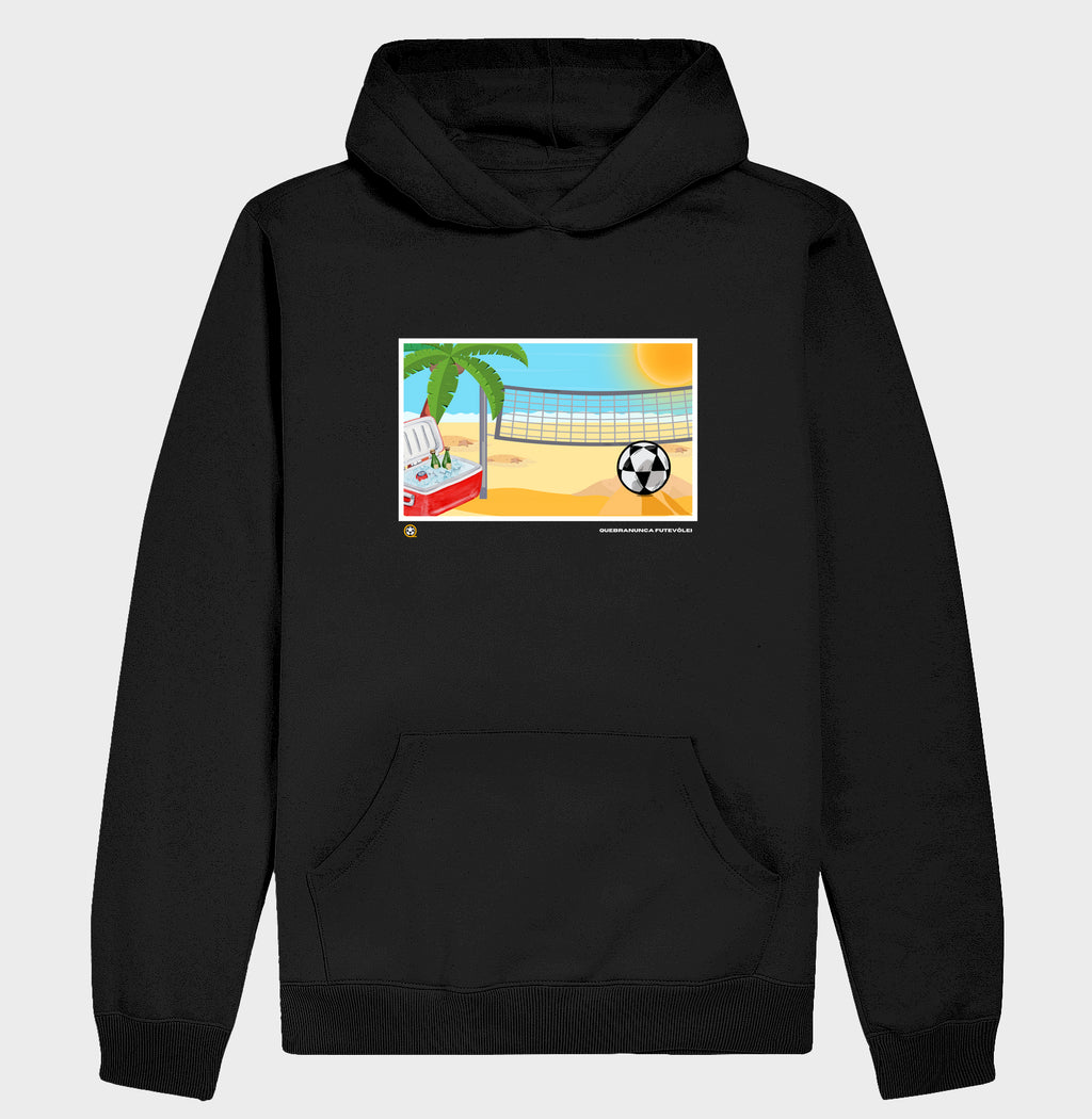 Hoodie Moletom Desenho de Futevôlei