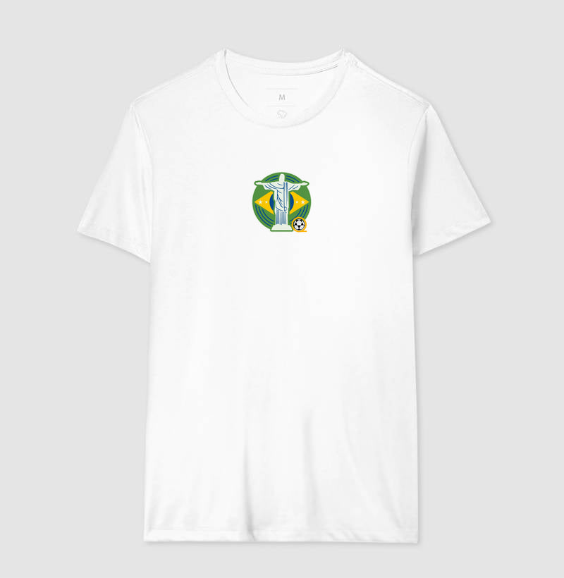 Camiseta Cristo Verde e Amarelo Futevôlei