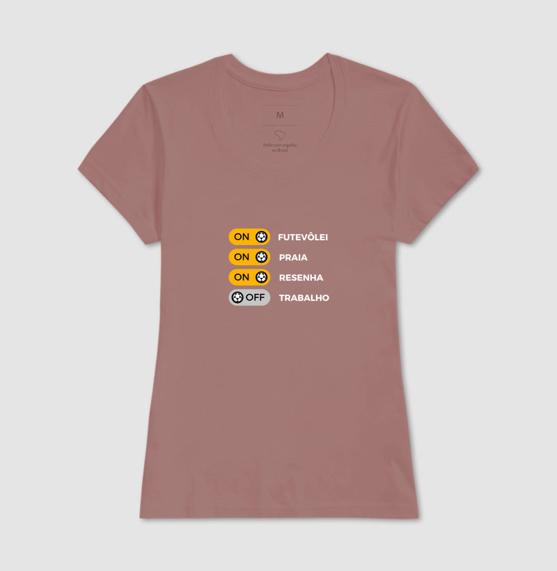 Camiseta de Futevôlei Trabalho OFF