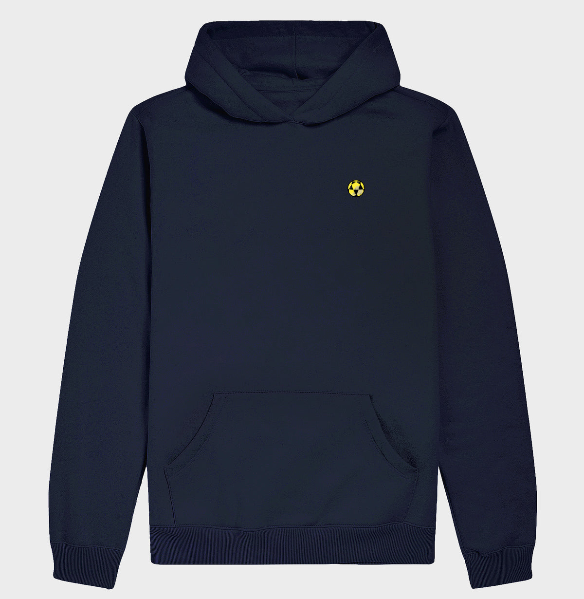 Hoodie Moletom Bola de Futevôlei Amarela Desenho