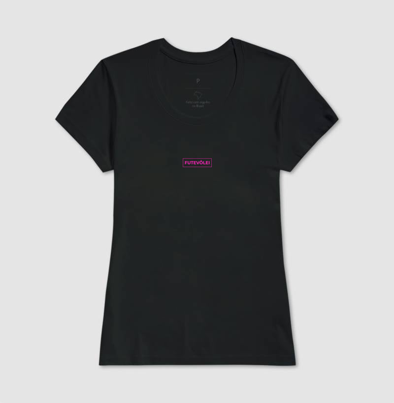 Camiseta Futevôlei Rosa Neon