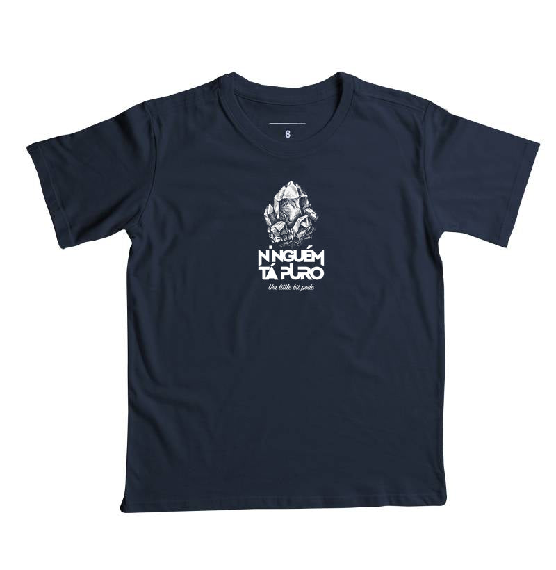 Camiseta Infantil Ninguém Tá Puro QuebraNunca