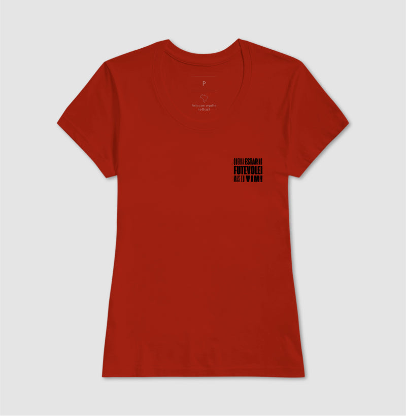 Camiseta Queria Estar no Futevôlei