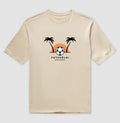 Camiseta Oversized Coqueiros, Sol e Futevôlei