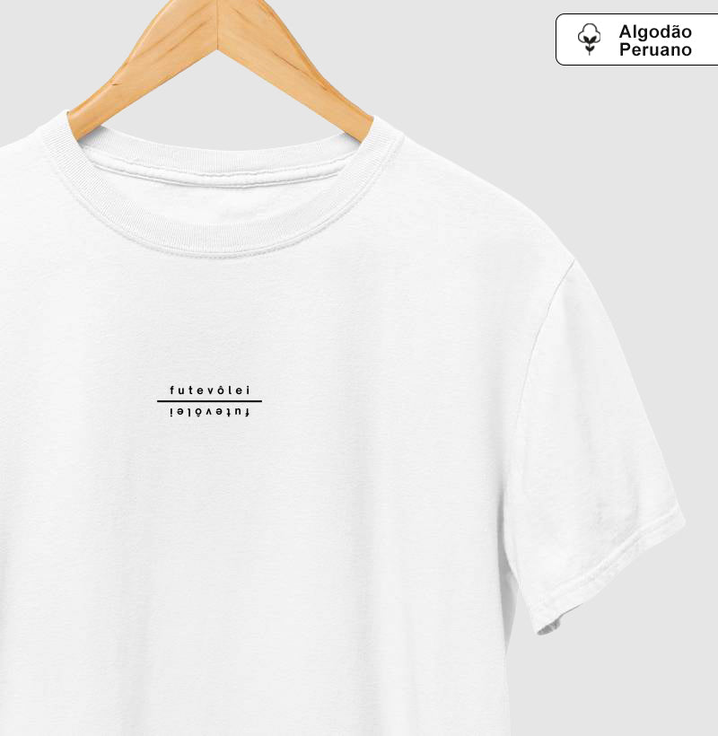 Camiseta Futevôlei Invertido Algodão Peruano
