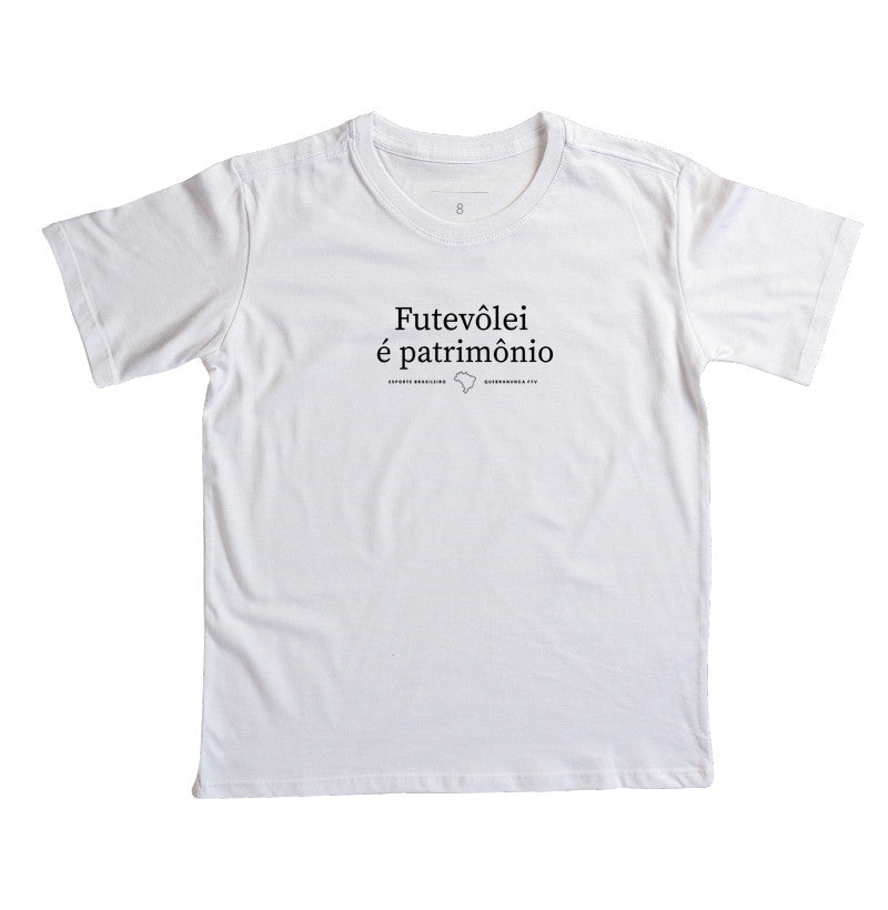 Camiseta Infantil Patrimônio QuebraNunca