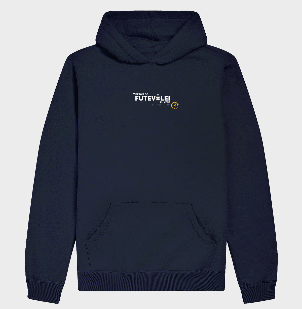 Hoodie Moletom Depois do Futevôlei Eu Vou