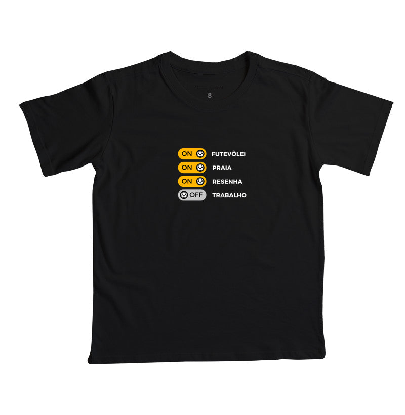 Camiseta Infantil Trabalho OFF Futevôlei