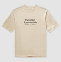 Camiseta Oversized Patrimônio QuebraNunca