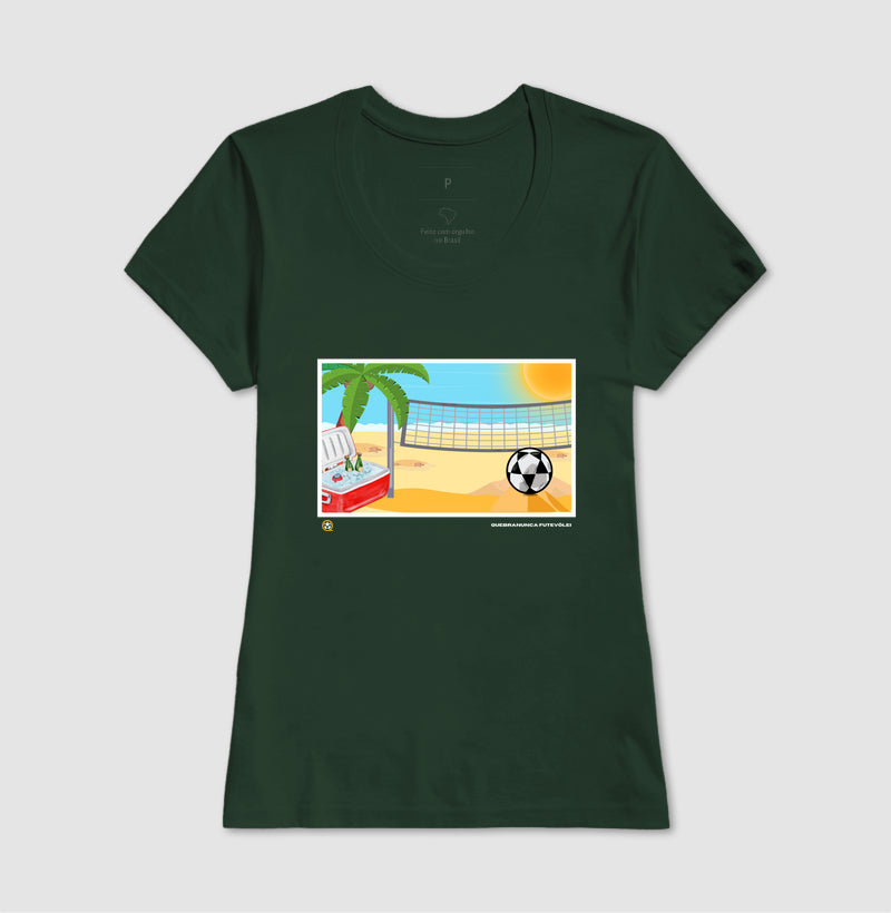 Camiseta Desenho de Futevôlei