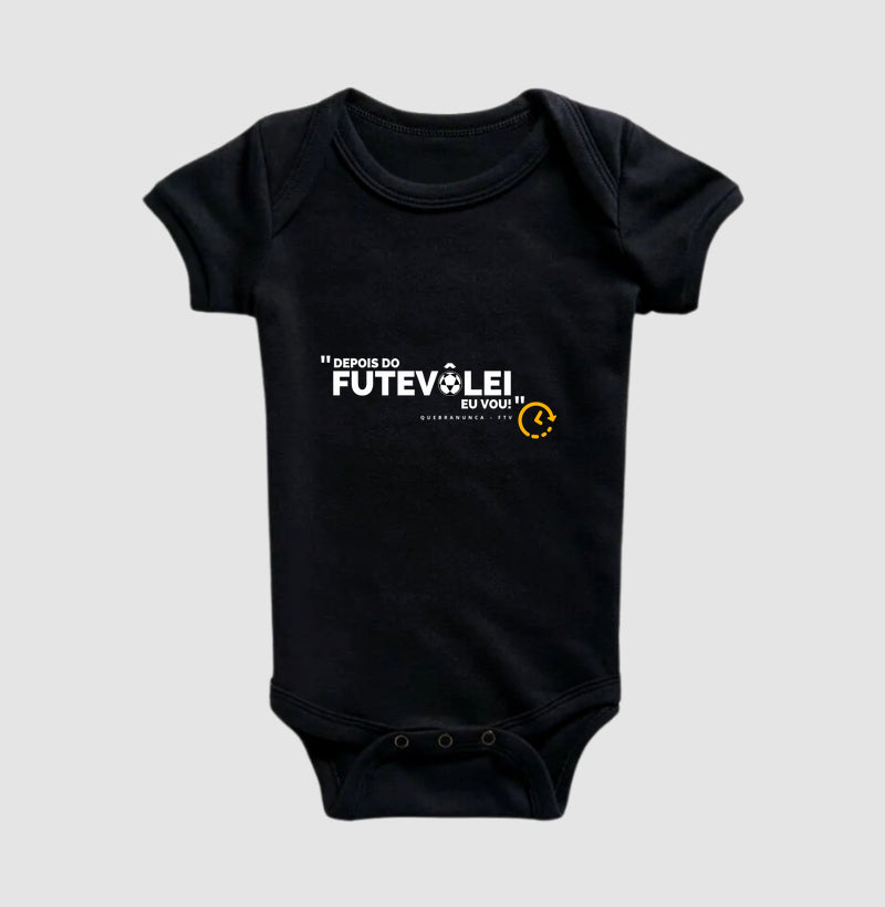 Body Infantil Depois do Futevôlei Eu Vou
