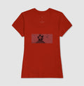 Camiseta Perspectiva de Areia Rebeca Duarte Vermelha