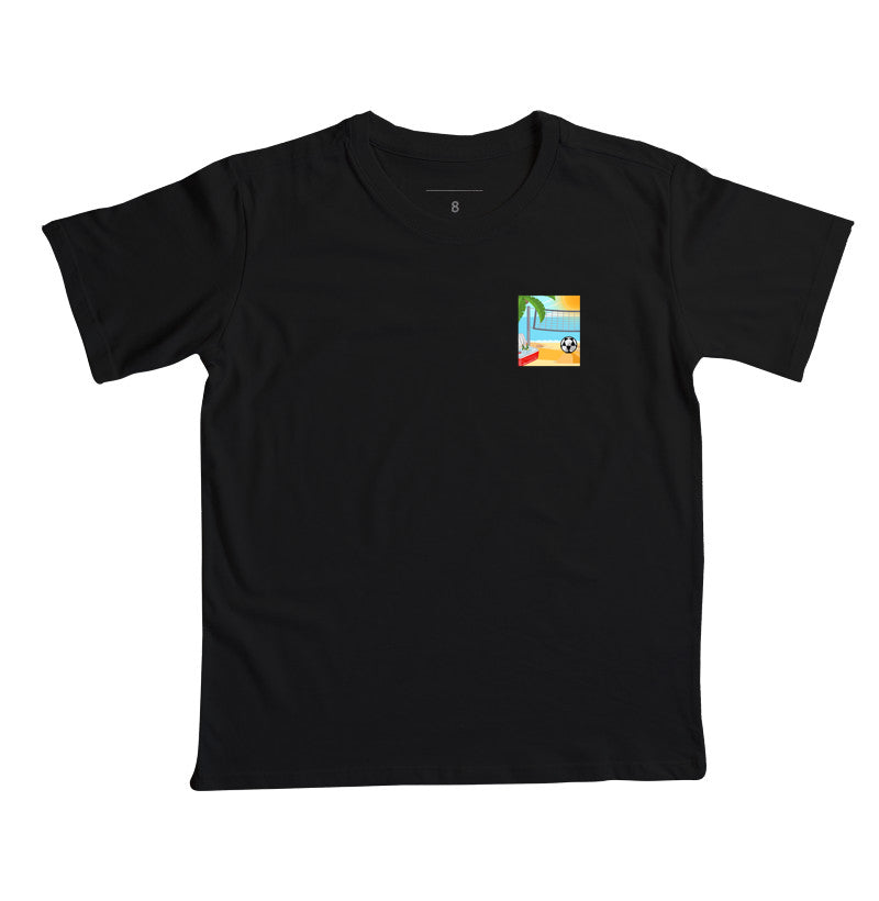 Camiseta Infantil Desenho Futevôlei
