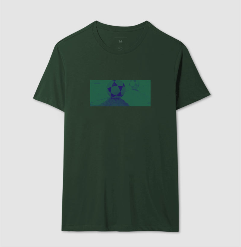 Camiseta Perspectiva de Areia Rebeca Duarte Verde