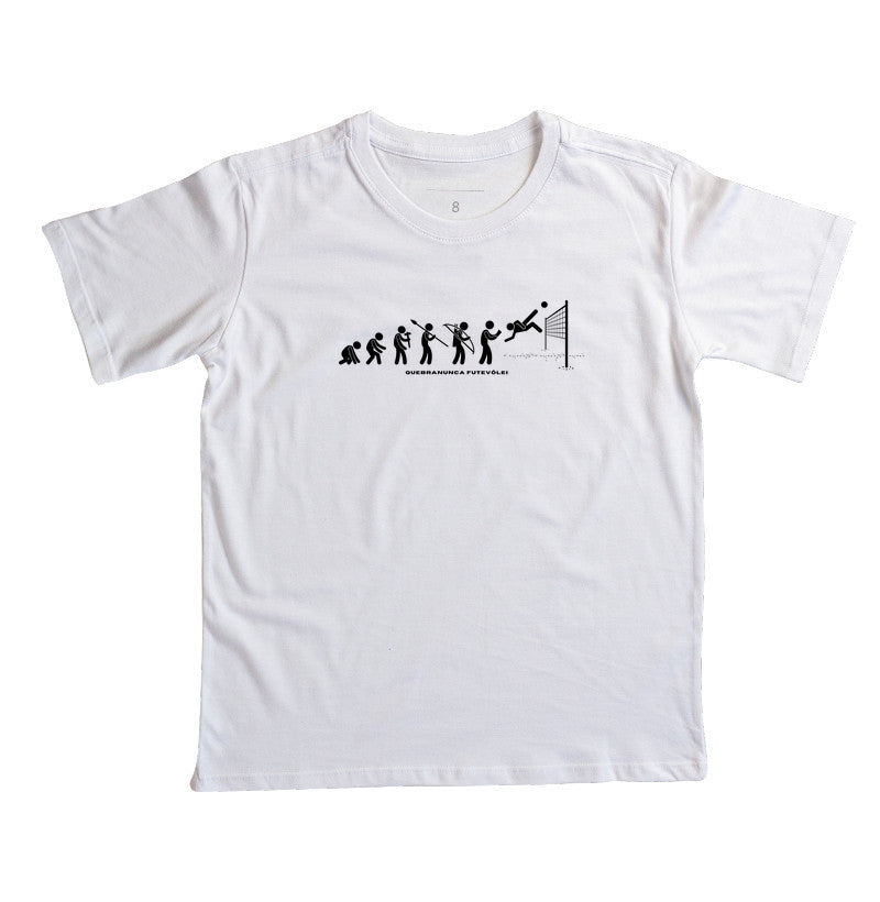 Camiseta Infantil Evolução do Futevôlei