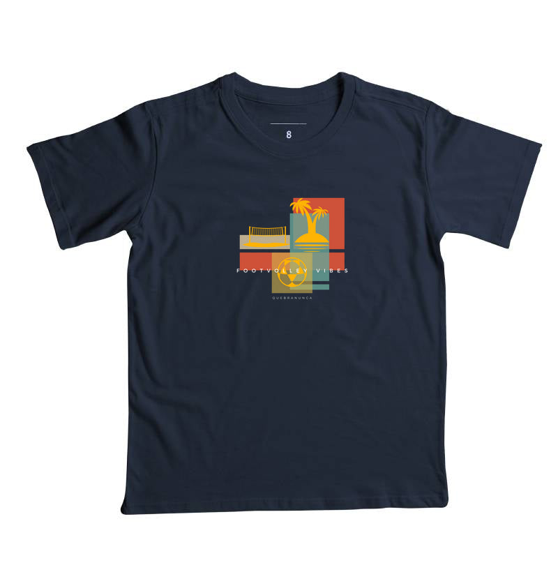 Camiseta Infantil Footvolley Vibes