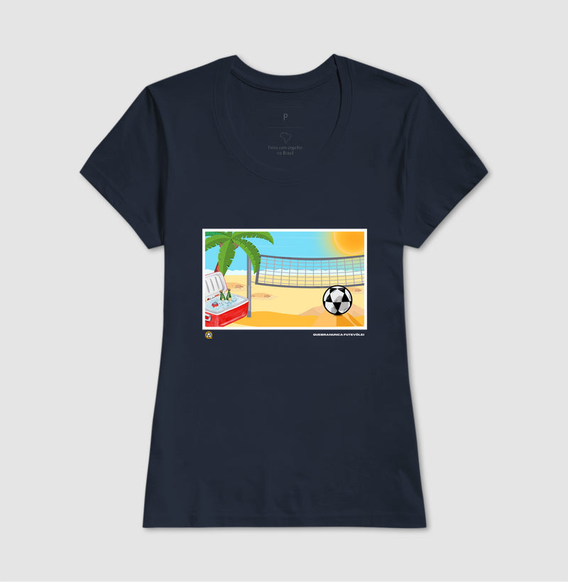 Camiseta Desenho de Futevôlei
