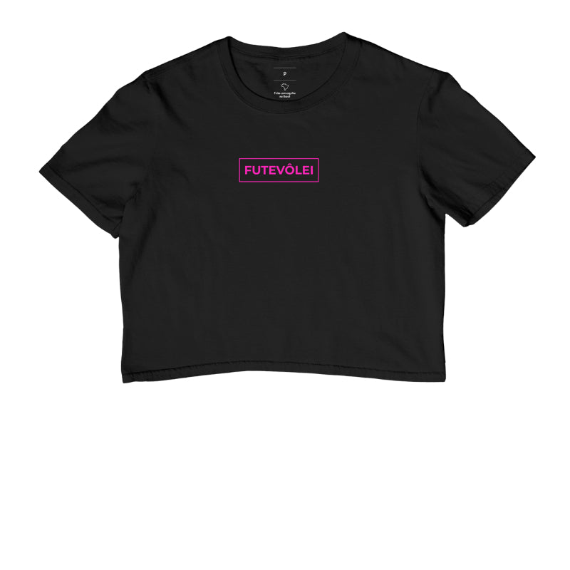 Cropped Futevôlei Rosa Neon