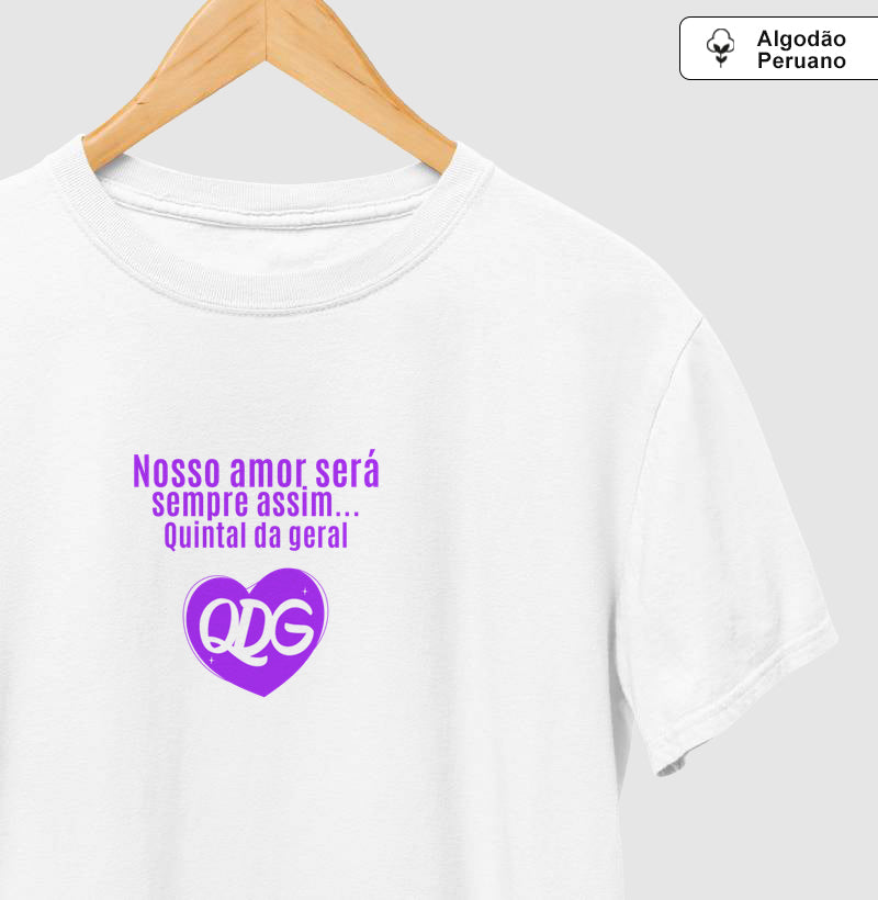 Camiseta Nosso Amor Algodão Peruano