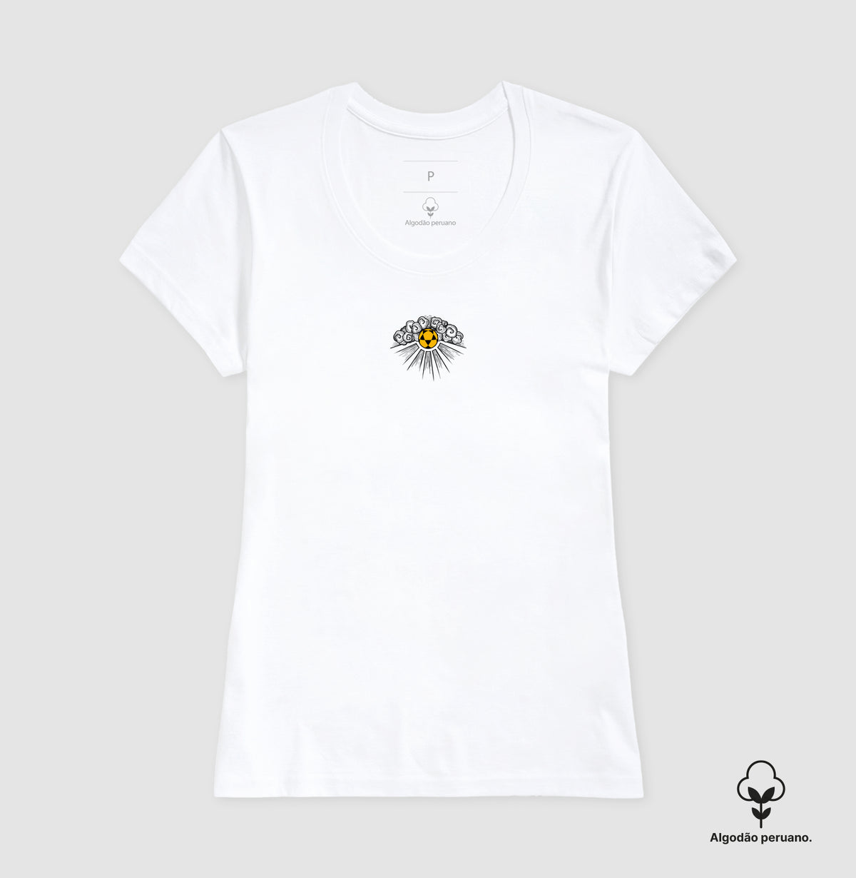 Camiseta Ponto de Impacto Futevôlei Algodão Peruano