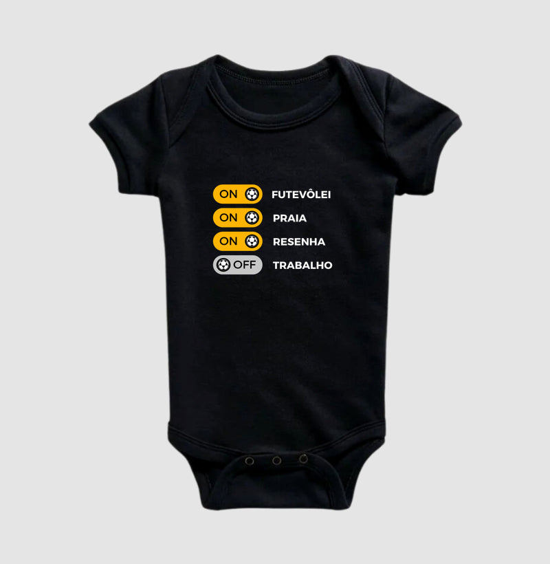 Body Infantil Trabalho OFF Futevôlei