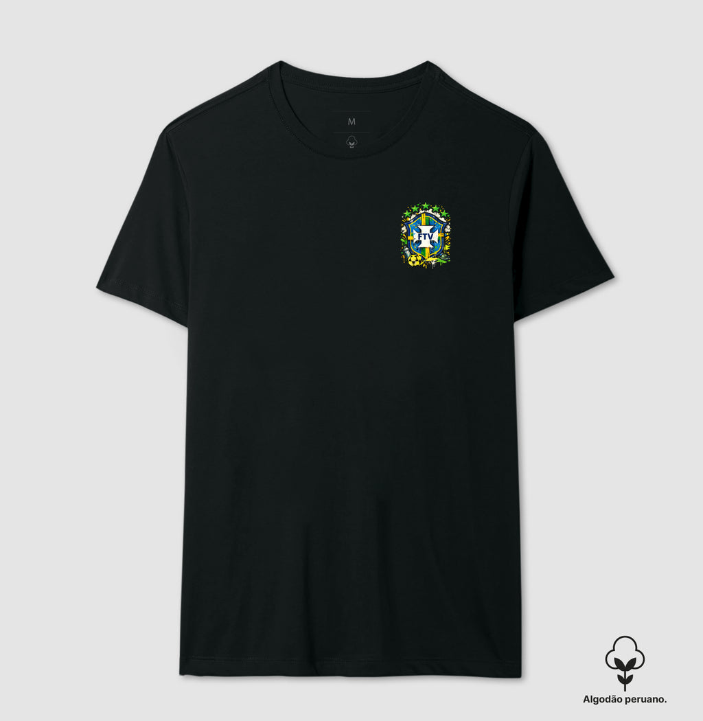 Camiseta FTV Brasil Algodão Peruano