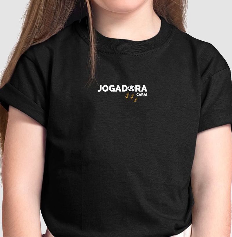 Camiseta Infantil Jogadora Cara Futevôlei