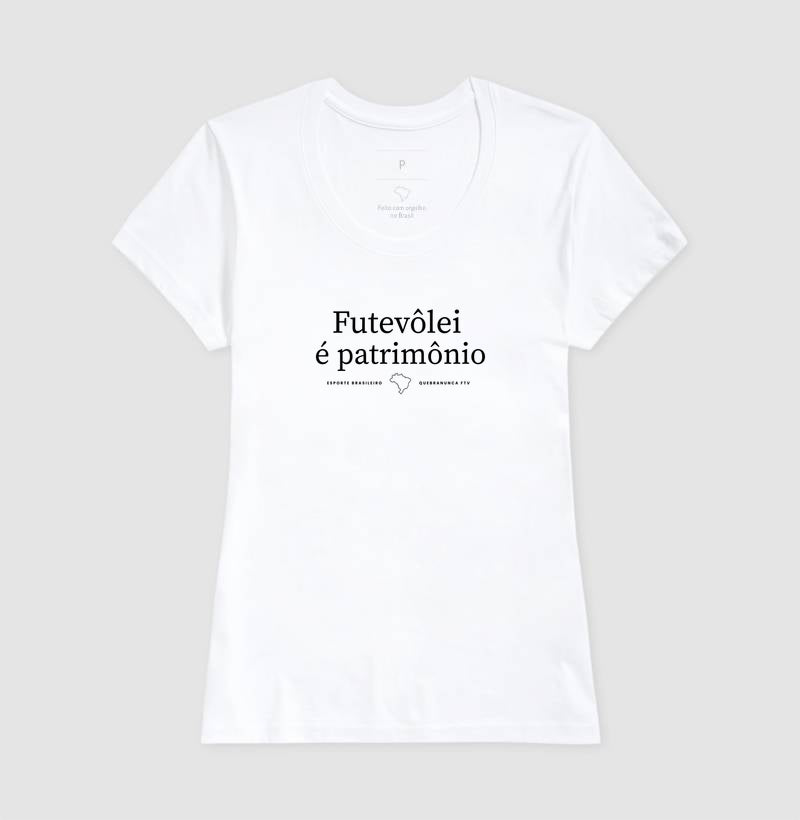 Camiseta Patrimônio QuebraNunca