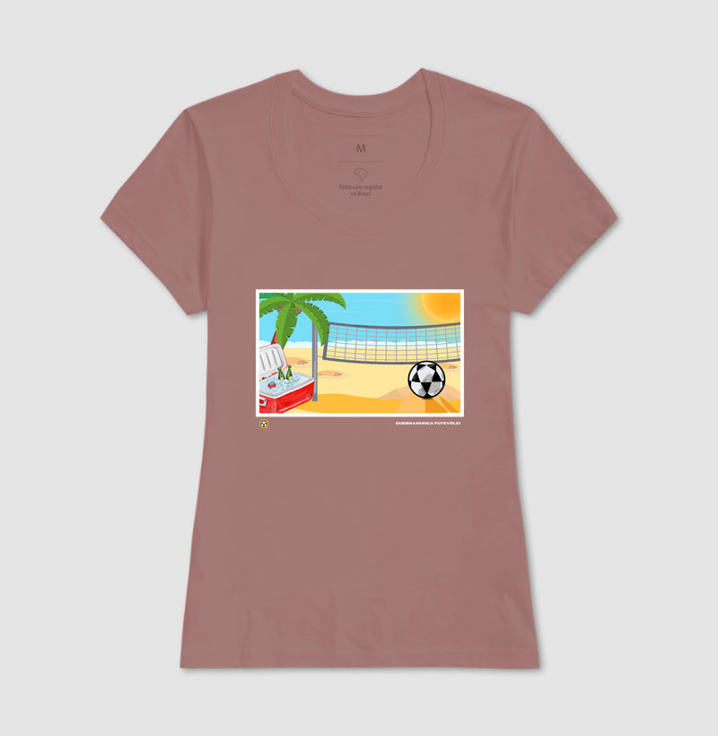 Camiseta Desenho de Futevôlei