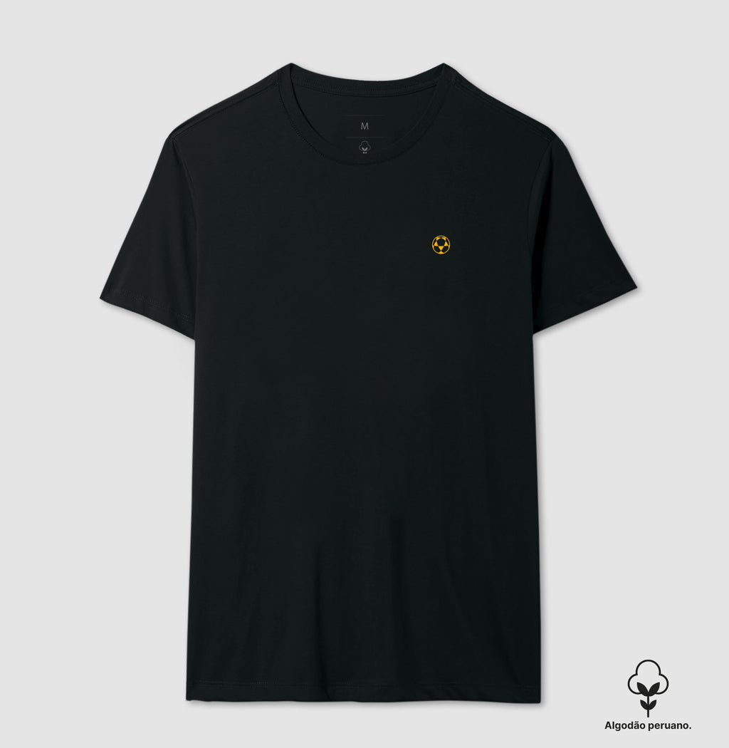 Camiseta Bola de Futevôlei Cores Escuras Algodão Peruano