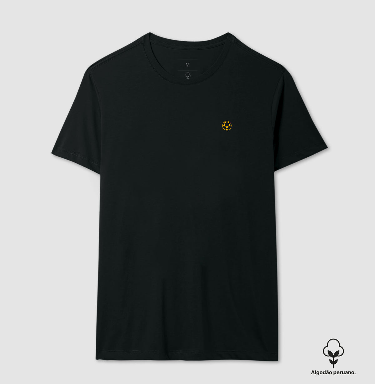 Camiseta Bola de Futevôlei Cores Escuras Algodão Peruano
