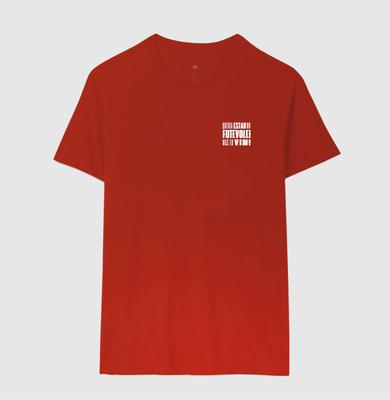 Camiseta Queria Estar no Futevôlei