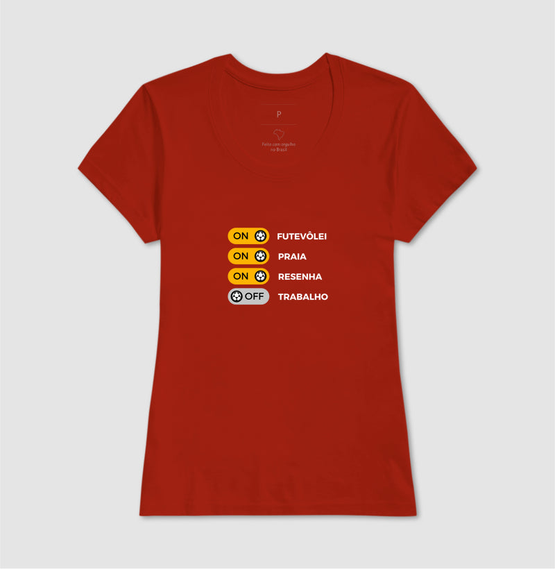 Camiseta de Futevôlei Trabalho OFF