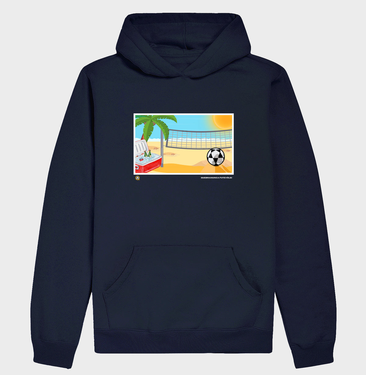 Hoodie Moletom Desenho de Futevôlei