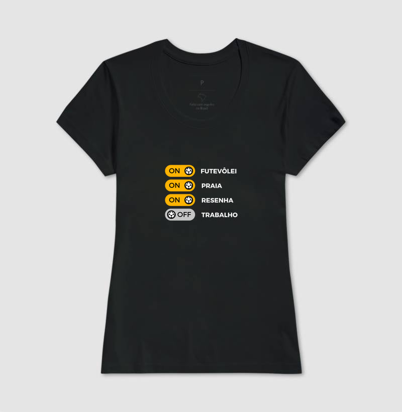 Camiseta de Futevôlei Trabalho OFF