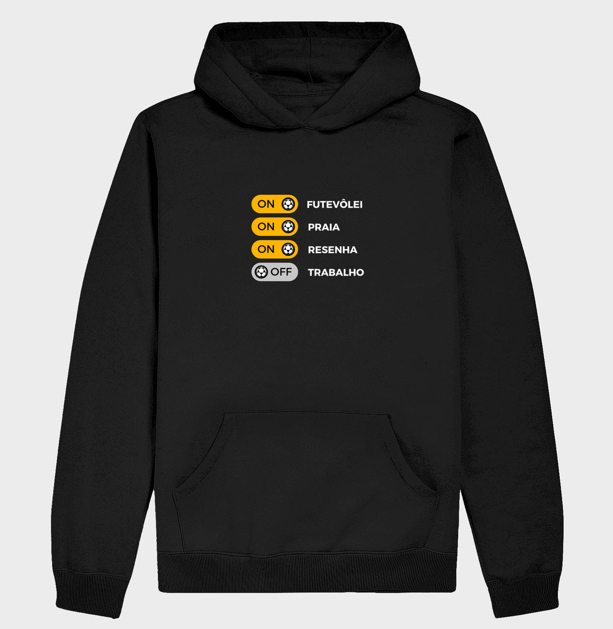 Hoodie Moletom Trabalho OFF Futevôlei